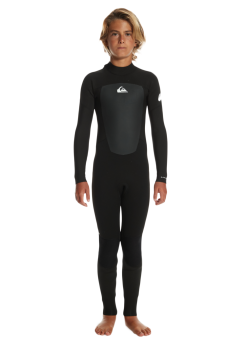 Quiksilver Boys Prologue 3/2mm Back Zip Steamer Wetsuit