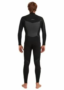 Quiksilver Mens 3/2mm M-Sessions Chest Zip Steamer Wetsuit -Wetsuit Shop EQYW103117 KVD0 back