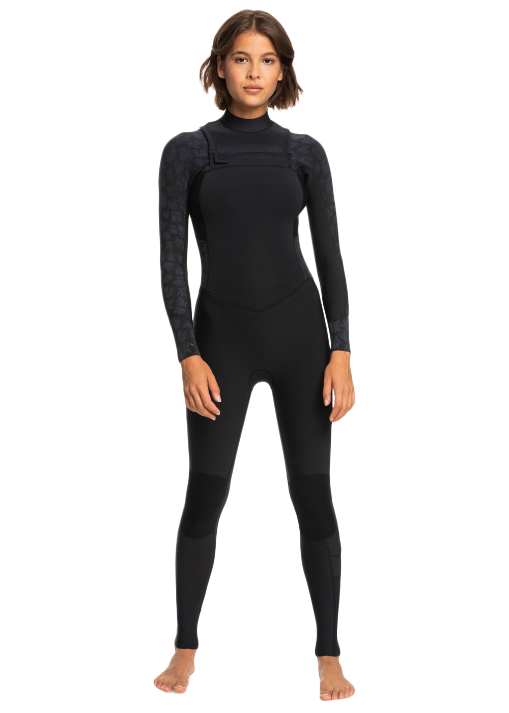 Roxy Womens Swell Series 4/3mm Chest Zip GBS Steamer Wetsuit 3 Roxy Womens Swell Series 4/3mm Chest Zip GBS Steamer Wetsuit