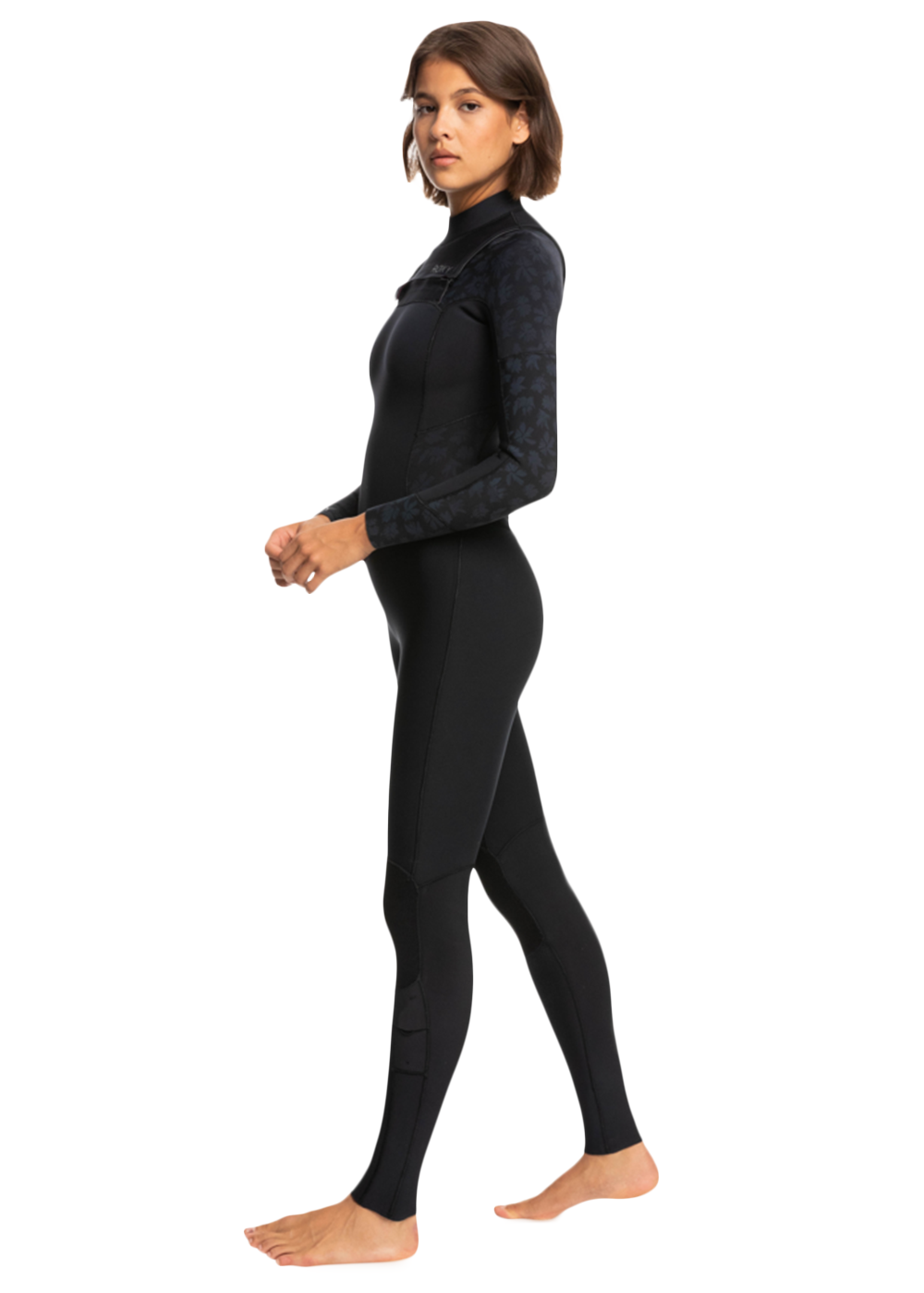 Roxy Womens Swell Series 4/3mm Chest Zip GBS Steamer Wetsuit 4 Roxy Womens Swell Series 4/3mm Chest Zip GBS Steamer Wetsuit - Image 2