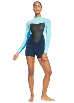 Roxy Womens Prologue 2/2mm Long Sleeve Back Zip Spring Suit -Wetsuit Shop ERJW403032 BKR0 roxy womens prologue 2 2mm long sleeve back zip spring suit5