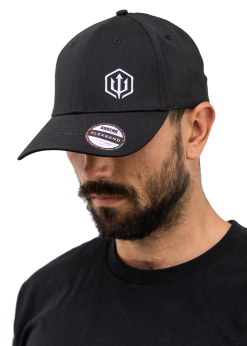 Adreno FG Flex Cap - Embroidered Trident -Wetsuit Shop FG 09 D01 BK Flex Cap