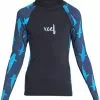 Xcel Girls Premium Stretch Long Sleeve Rash Guard -Wetsuit Shop GOL40618