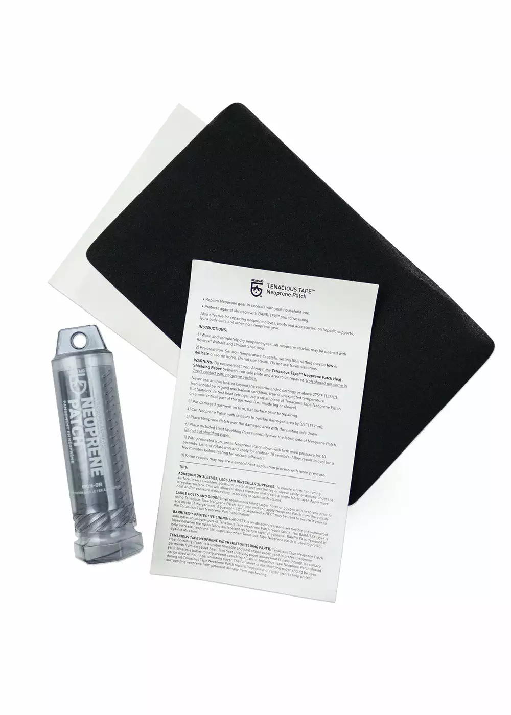 Gear Aid Tenacious Tape Iron-On Neoprene Patch 5 Gear Aid Tenacious Tape Iron-On Neoprene Patch - Image 3