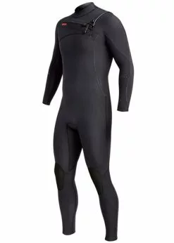 Xcel Mens Mens Radiant Rebound 3/2mm Chest Zip Steamer -Wetsuit Shop MN32Z2L9 BLK2
