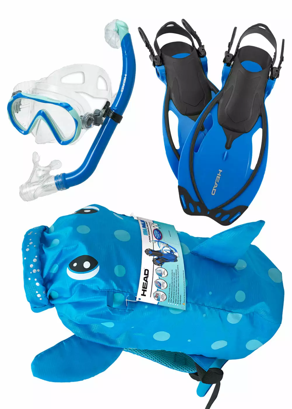 Mares Sea Pals Snorkelling Set - Puffer Fish 3 Mares Sea Pals Snorkelling Set - Puffer Fish