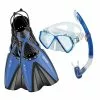 Mares Junior Snorkelling Set X-One Blue -Wetsuit Shop Mares X one Snorkelling Blue