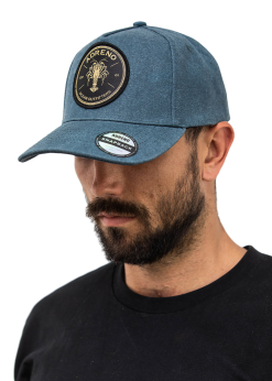 Adreno Neilsen Snapback Cap - Woven Cray Badge -Wetsuit Shop NEI 01 B05 BL Neilsen Snapback