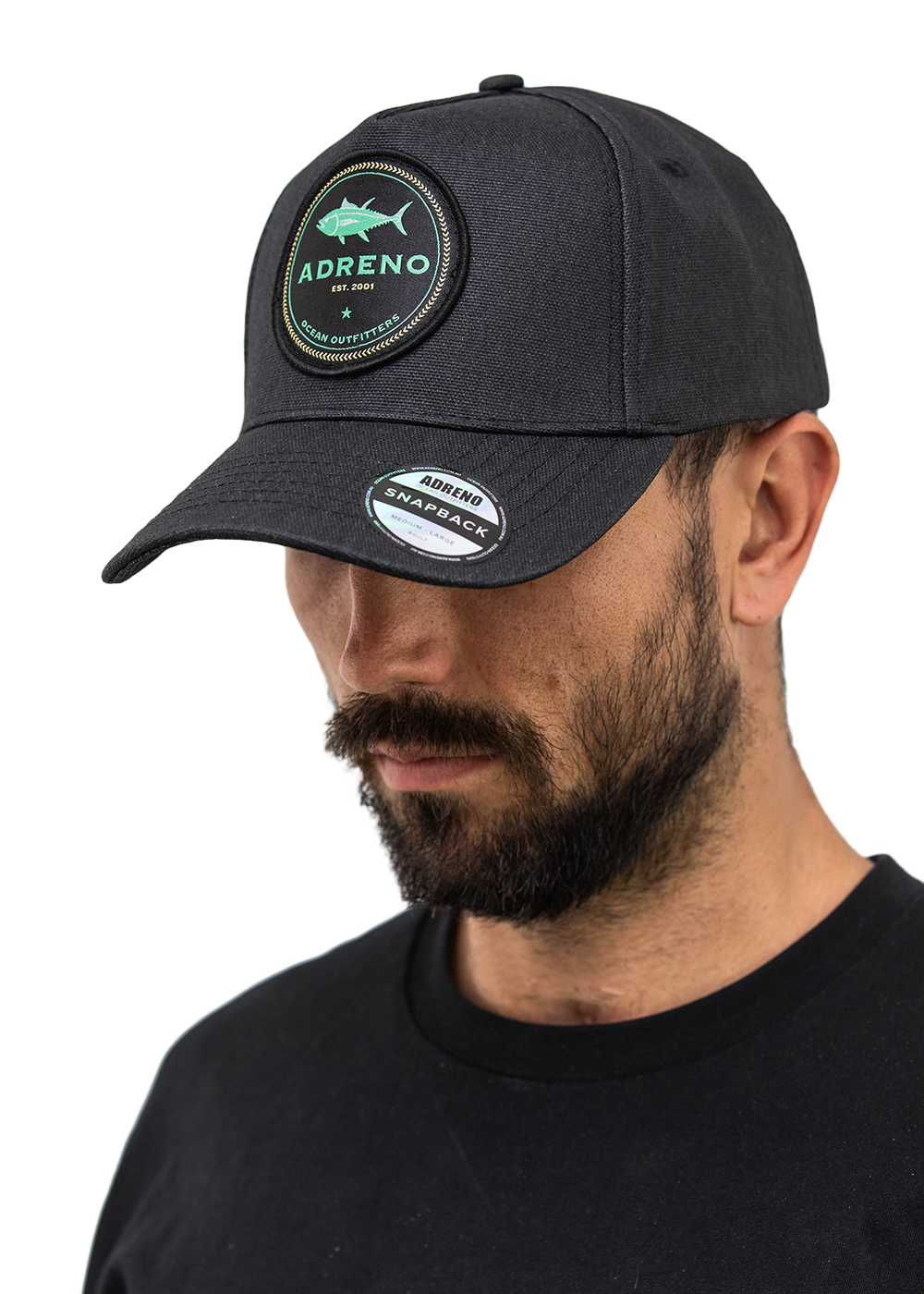 Adreno Neilsen Snapback Cap - Woven Tuna Badge 7 Adreno Neilsen Snapback Cap - Woven Tuna Badge - Image 5