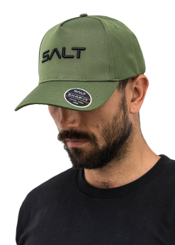 Salt Snapback Cap - Embroidered Salt Logo -Wetsuit Shop NEI 03 C10 GN Salt Snapback