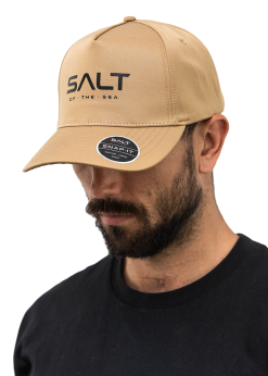 Salt Snapback Cap - Screenprint Salt Logo -Wetsuit Shop NEI 03 E09 BE Salt Snapback