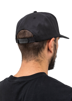 Salt Snapback Cap - Raised Salt Logo -Wetsuit Shop NEI 03 F10 BK Salt Snapback1