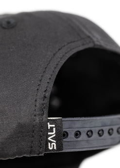 Salt Snapback Cap - Raised Salt Logo -Wetsuit Shop NEI 03 F10 BK Salt Snapback3