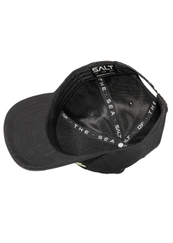 Salt Snapback Cap - Raised Salt Logo -Wetsuit Shop NEI 03 F10 BK Salt Snapback5