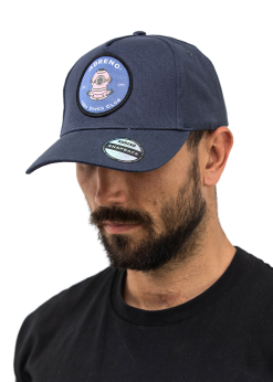 Adreno Neilsen Snapback Cap - Woven Helmet Badge -Wetsuit Shop NEI 11 B22 NV NEILSEN SNAPBACK