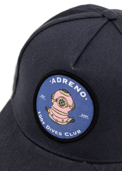 Adreno Neilsen Snapback Cap - Woven Helmet Badge -Wetsuit Shop NEI 11 B22 NV NEILSEN SNAPBACK5