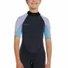 ONeill Girls Reactor II 2mm Back Zip Short Sleeve Spring Suit -Wetsuit Shop ONeill Girls Reactor II 2mm Back Zip Short Sleeve Spring Suit 1