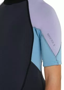 ONeill Girls Reactor II 2mm Back Zip Short Sleeve Spring Suit -Wetsuit Shop ONeill Girls Reactor II 2mm Back Zip Short Sleeve Spring Suit 5