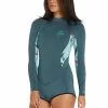 ONeill O'Neill Womens Bahia Back Zip Long Sleeve Spring Suit 2mm -Wetsuit Shop ONeill Womens Bahia Back Zip Long Sleeve Spring Suit 2mm Green 2