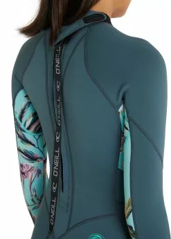 ONeill O'Neill Womens Bahia Back Zip Long Sleeve Spring Suit 2mm -Wetsuit Shop ONeill Womens Bahia Back Zip Long Sleeve Spring Suit 2mm Green 4