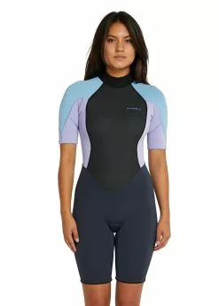 ONeill Womens Reactor II 2mm Short Sleeve Back Zip Spring Suit