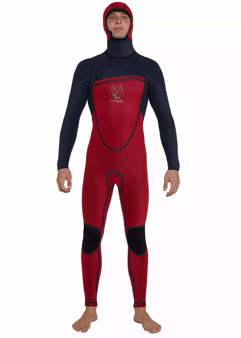 ONeill O'Neill Mens Psycho Tech Hooded Chest Zip Steamer Wetsuit 5/4mm 4 ONeill O'Neill Mens Psycho Tech Hooded Chest Zip Steamer Wetsuit 5/4mm - Image 2