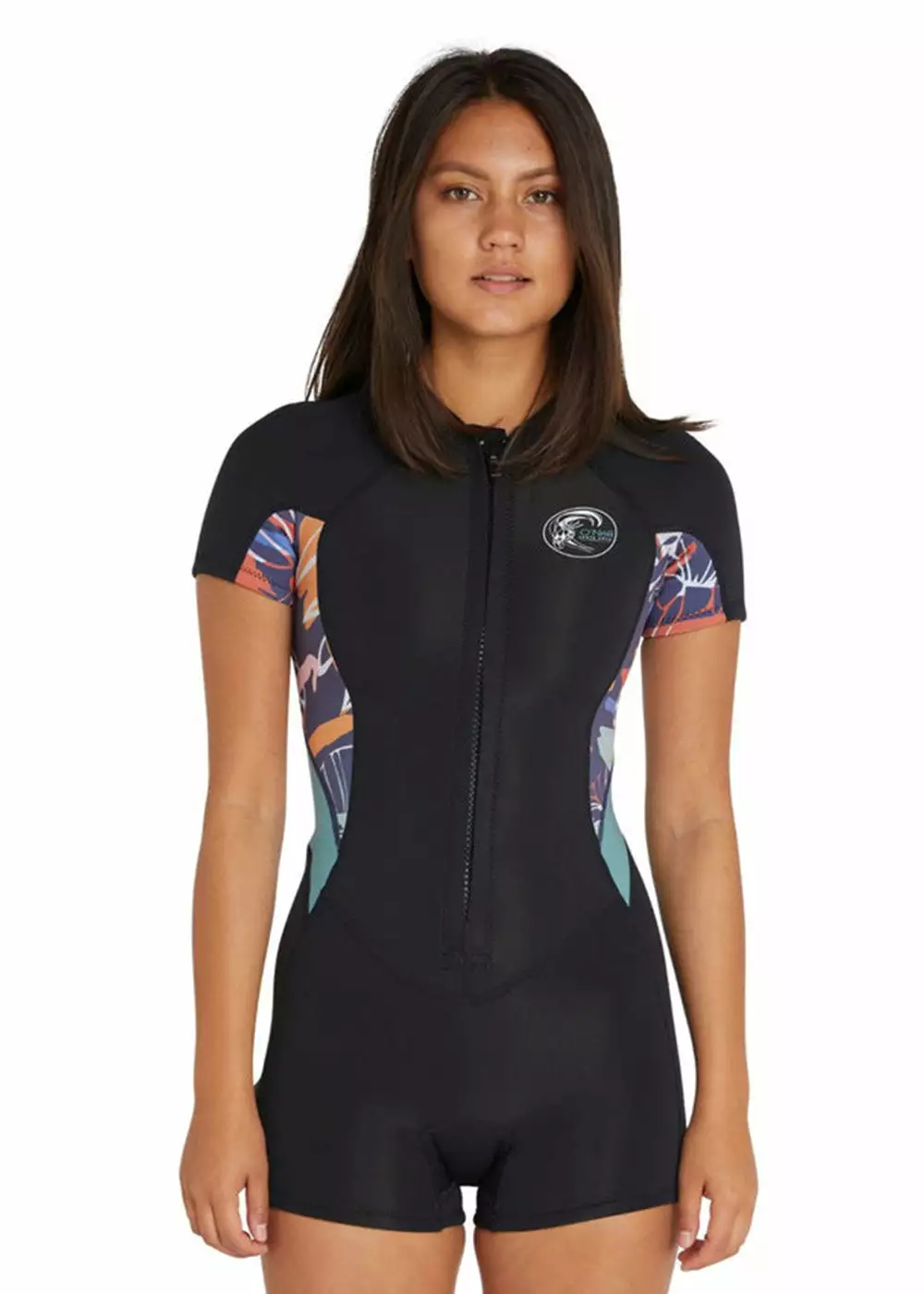 ONeill O'Neill Womens Bahia Chest Zip Spring Suit 2mm 3 ONeill O'Neill Womens Bahia Chest Zip Spring Suit 2mm