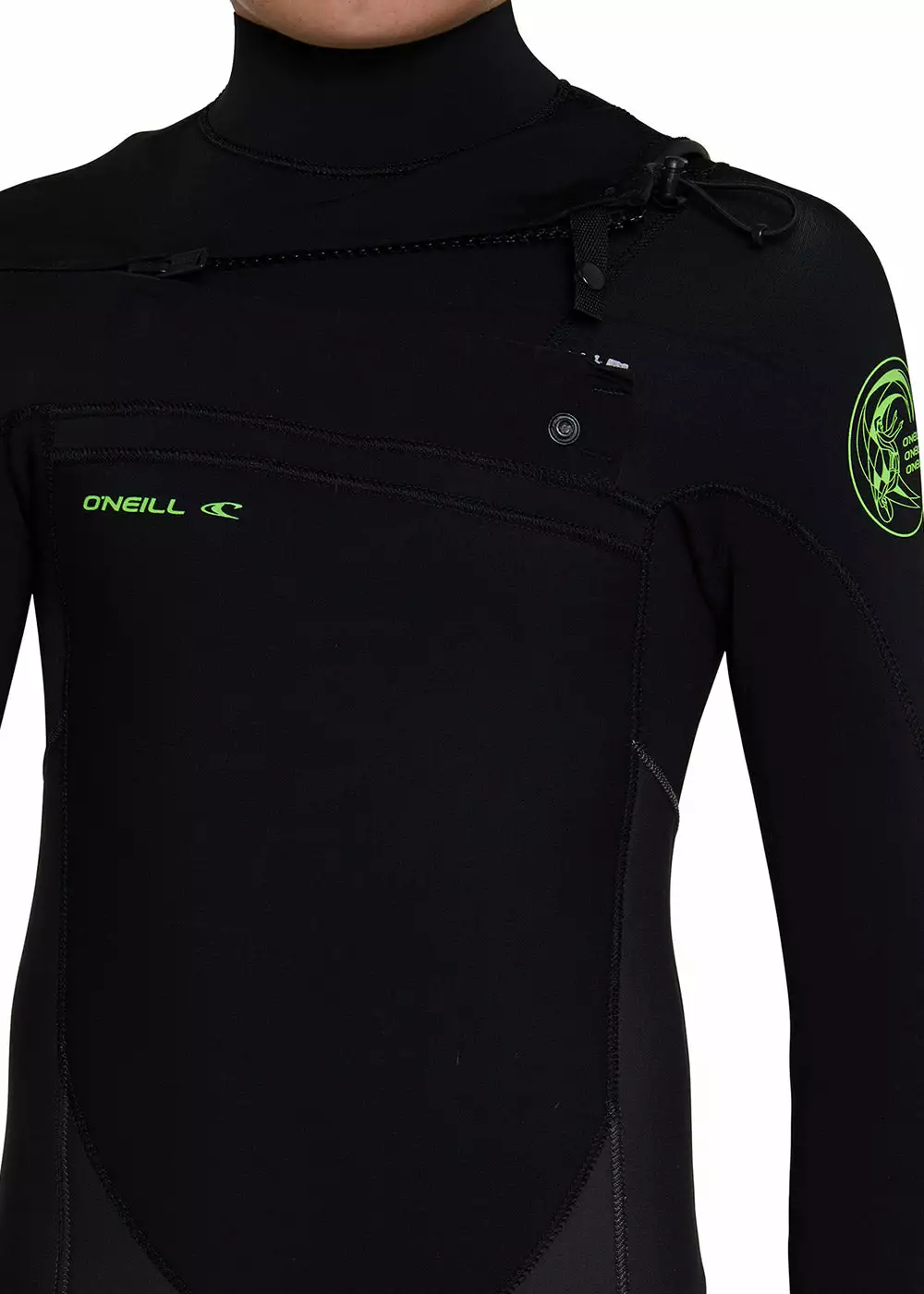 ONeill O'Neill Boys Defender 3/2mm Chest Zip Steamer 6 ONeill O'Neill Boys Defender 3/2mm Chest Zip Steamer - Image 4