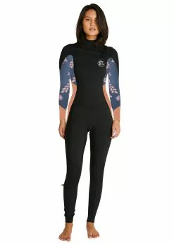 ONeill O'Neill Womens Bahia 4/3mm Chest Zip Steamer