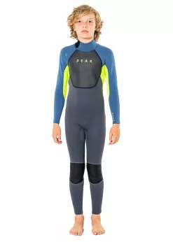 Peak Junior Energy 3/2mm GB Back Zip Steamer Wetsuit -Wetsuit Shop P3746J 4078 3
