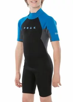Peak Boys 1.5mm Energy Short Sleeve Spring Suit -Wetsuit Shop Peak Boys 2mm Energy Short Sleeve Spring Suit 1