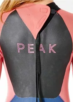 Peak Girls Energy 3/2mm GB Back Zip Steamer Wetsuit -Wetsuit Shop Peak Girls Energy 3 2mm GB Back Zip Steamer Wetsuit 3