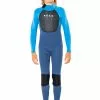 Peak Youth Energy 3/2mm Flatlock Steamer Wetsuit -Wetsuit Shop Peak Youth Energy 3 2mm Flatlock Steamer Wetsuit Blue 2