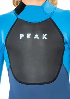 Peak Youth Energy 3/2mm Flatlock Steamer Wetsuit -Wetsuit Shop Peak Youth Energy 3 2mm Flatlock Steamer Wetsuit Blue 3