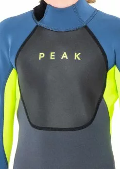 Peak Youth Energy 3/2mm Flatlock Steamer Wetsuit -Wetsuit Shop Peak Youth Energy 3 2mm Flatlock Steamer Wetsuit yellow 3