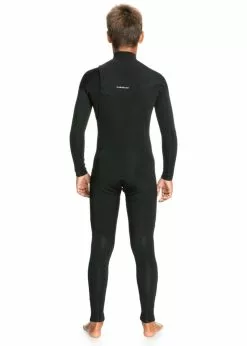 Quiksilver Boys Everyday Sessions 4/3mm Chest Zip Steamer Wetsuit -Wetsuit Shop Quiksilver Boys Everyday Sessions 43mm Back Zip Steamer Wetsuit 2