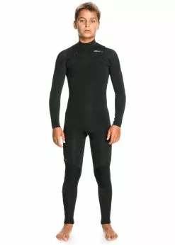 Quiksilver Boys Everyday Sessions 4/3mm Chest Zip Steamer Wetsuit