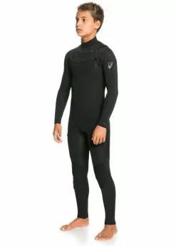 Quiksilver Boys Everyday Sessions 4/3mm Chest Zip Steamer Wetsuit -Wetsuit Shop Quiksilver Boys Everyday Sessions 43mm Back Zip Steamer Wetsuit 3