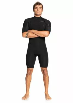 Quiksilver Mens 2/2mm Sessions Short Sleeve Chest Zip Springsuit -Wetsuit Shop Quiksilver Mens 7 744715b0 7ac6 43aa 8afb 5c6a201ad264