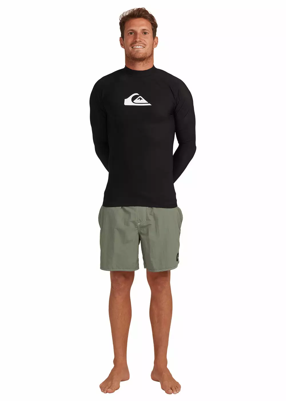 Quiksilver Mens Heater Long Sleeve Rash Guard 5 Quiksilver Mens Heater Long Sleeve Rash Guard - Image 3