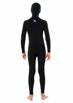 Rip Curl Boys Dawn Patrol 5/4mm GB Hooded Chest Zip Steamer Wetsuit -Wetsuit Shop Rip Curl Boys Dawn Patrol 5 4mm GB Hooded Chest Zip Steamer Wetsuit 2