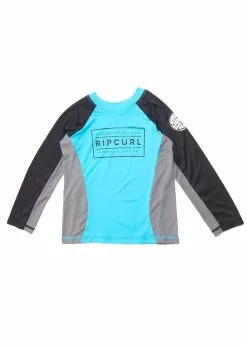 Rip Curl Boys Driven Box Long Sleeve Rash Guard