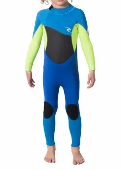 Rip Curl Groms 3/2mm Back Zip Steamer Wetsuit