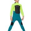 Rip Curl Groms Omega 3/2mm Back Zip Steamer Wetsuit -Wetsuit Shop Rip Curl Groms Omega 3 2mm Back Zip Steamer Wetsuit GRN 2