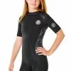 Rip Curl Junior Girls Dawn Patrol 2mm Short Sleeve Spring Suit -Wetsuit Shop Rip Curl Junior Girls Dawn Patrol 2mm Short Sleeve Spring Suit 1