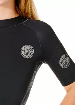 Rip Curl Junior Girls Dawn Patrol 2mm Short Sleeve Spring Suit -Wetsuit Shop Rip Curl Junior Girls Dawn Patrol 2mm Short Sleeve Spring Suit 5