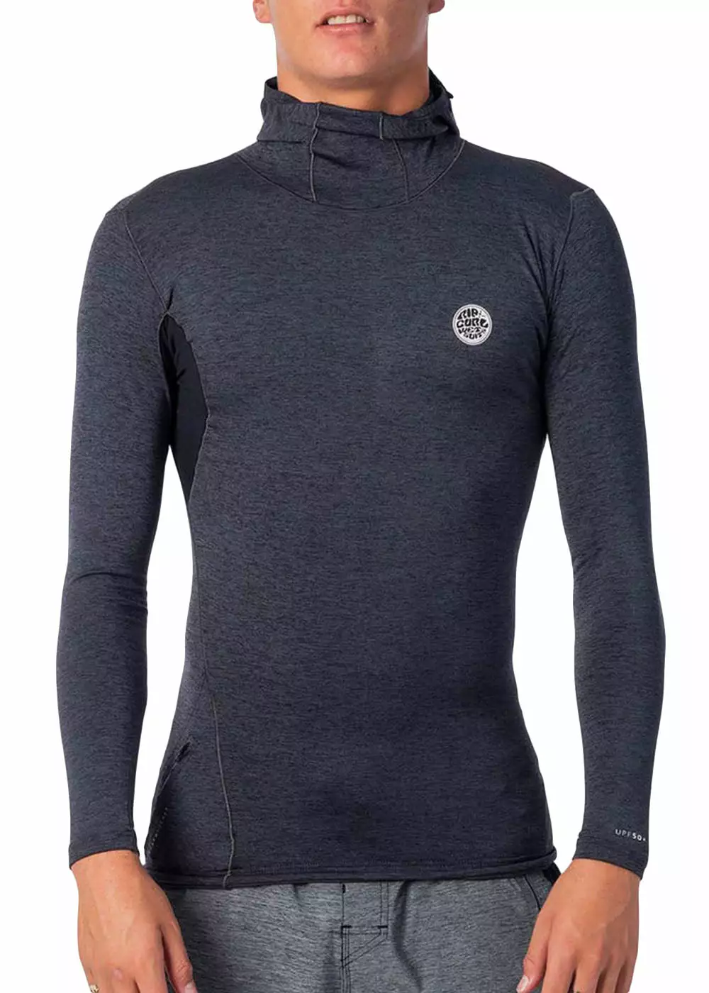 Rip Curl Mens Tech Bomb Long Sleeve Hooded Rash Guard 3 Rip Curl Mens Tech Bomb Long Sleeve Hooded Rash Guard