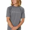 Rip Curl Mens Shockwaves Short Sleeve UV Rash Guard