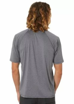 Rip Curl Mens Shockwaves Short Sleeve UV Rash Guard 9 Rip Curl Mens Shockwaves Short Sleeve UV Rash Guard -Wetsuit Shop Rip Curl Shockwaves Relaxed Short Sleeve UV Tee 3