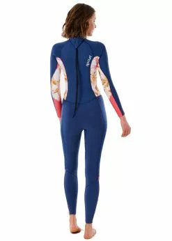 Rip Curl Womens Dawn Patrol 3/2mm Back Zip Steamer Wetsuit -Wetsuit Shop Rip Curl Womens Dawn Patrol 32mm Chest Zip Steamer Wetsuit 4